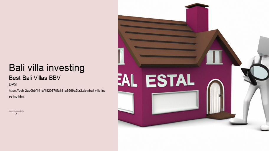 bali villa investing